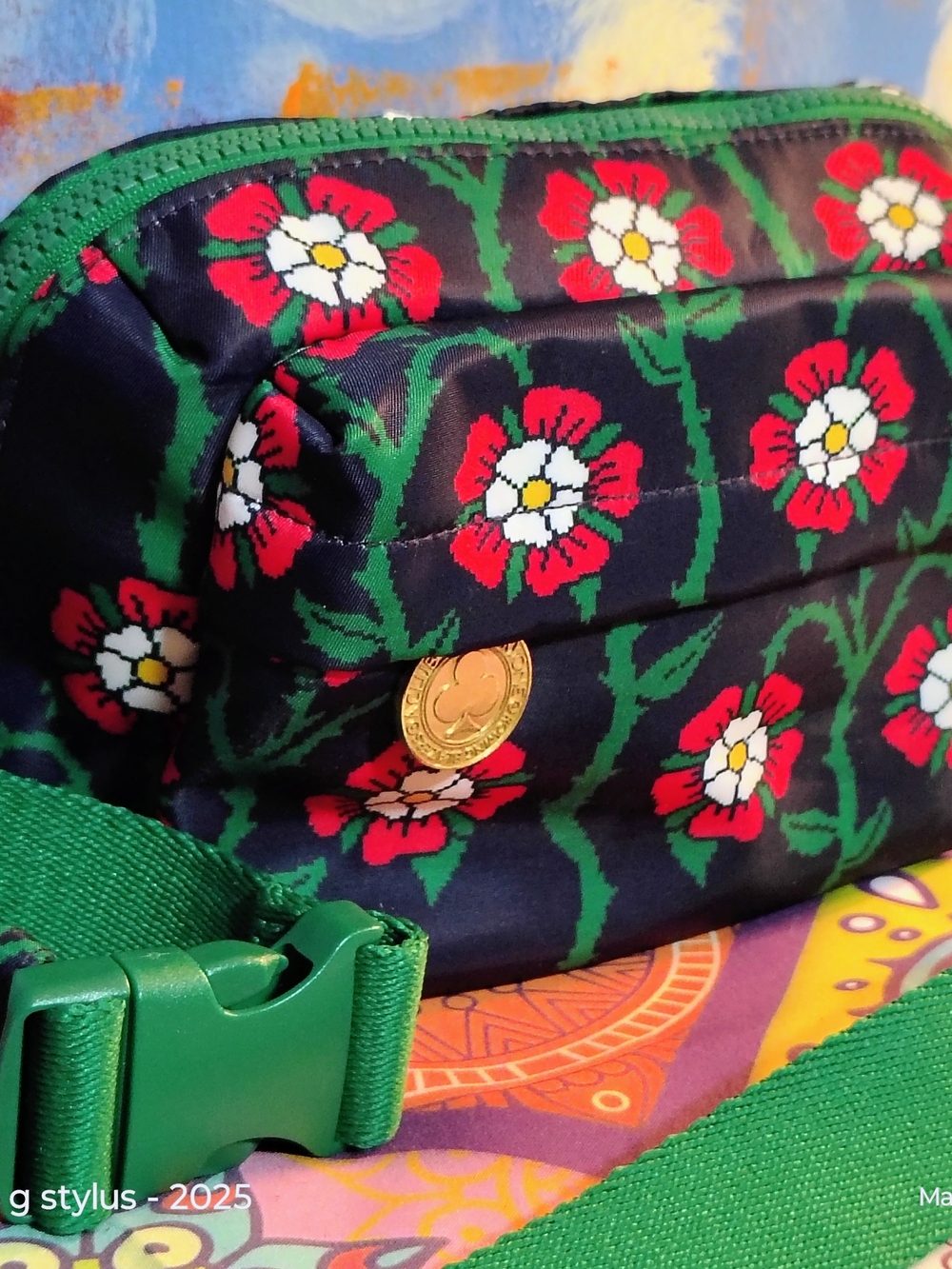 😎🔥 Rose Print Waist Pak ,Collab By- Rowing Blazers X Target